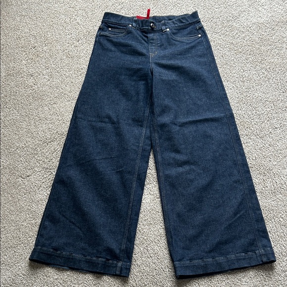 SPANX Dark Blue Flare Jeans L Petite